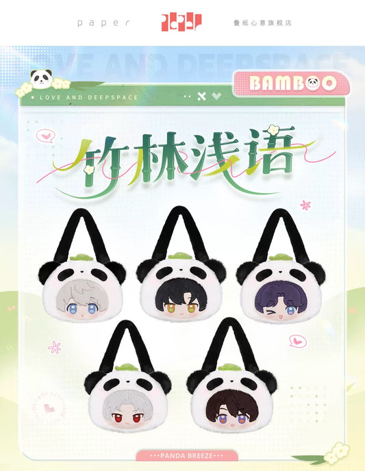 PREORDER - Love and Deepspace Love and Deepspace Panda Bamboo collection Plush Bags  - dispatch January 2026