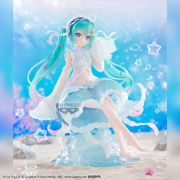 PREORDER - 50% NON REFUNDABLE deposit for Banpresto Evolve Miku Clearluxe - Jellyfish Figure - September 2026