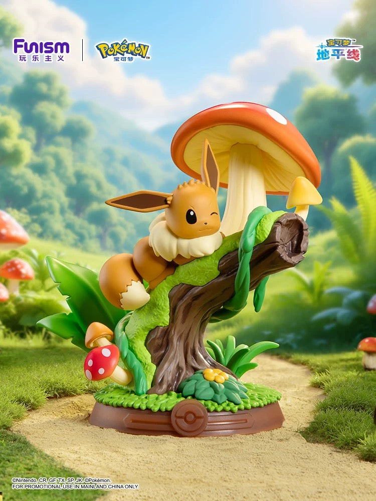 PREORDER- Pokemon Eevee evolution Mushroom Family figures from Funism - March 2025
