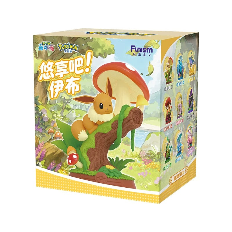 PREORDER- Pokemon Eevee evolution Mushroom Family figures from Funism - March 2025