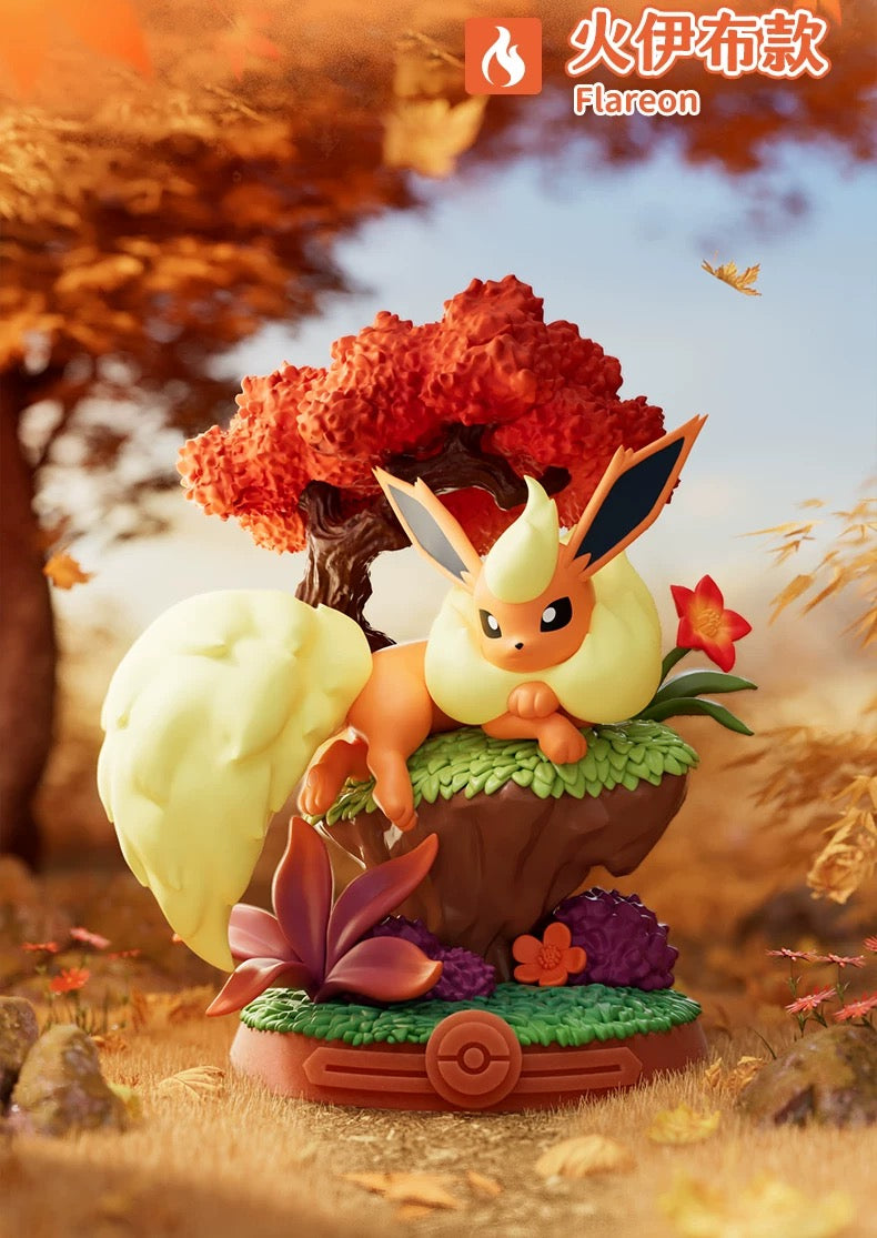 PREORDER- Pokemon Eevee evolution Mushroom Family figures from Funism - March 2025