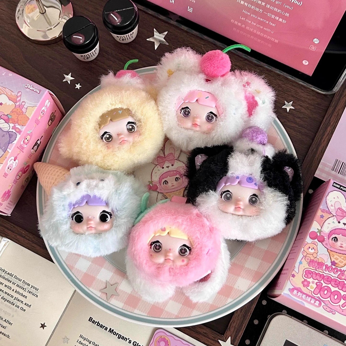 PREORDER - Nommi 100% sweetness plush mascots Blind Box - dispatch mid October 2025
