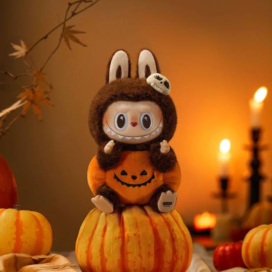IN STOCK - The Monsters Labubu Halloween Pumpkin Plush Mascot
