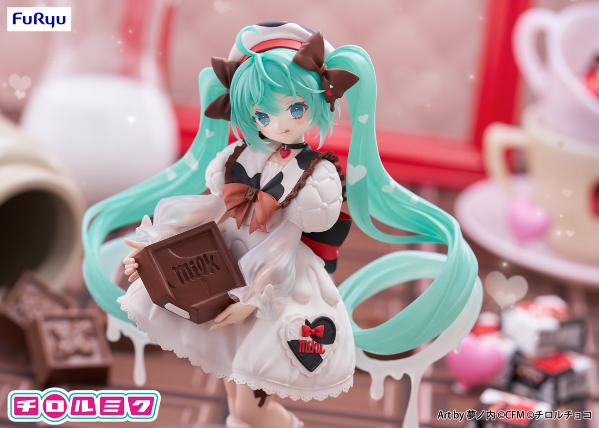 PREORDER - 50% NON REFUNDABLE deposit for Hatsune Miku x Tirol Chocolate - Trio-Try-iT Figure - Milk ver. - March 2026
