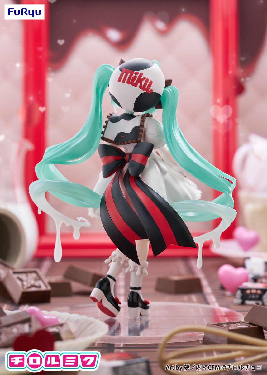 PREORDER - 50% NON REFUNDABLE deposit for Hatsune Miku x Tirol Chocolate - Trio-Try-iT Figure - Milk ver. - March 2026
