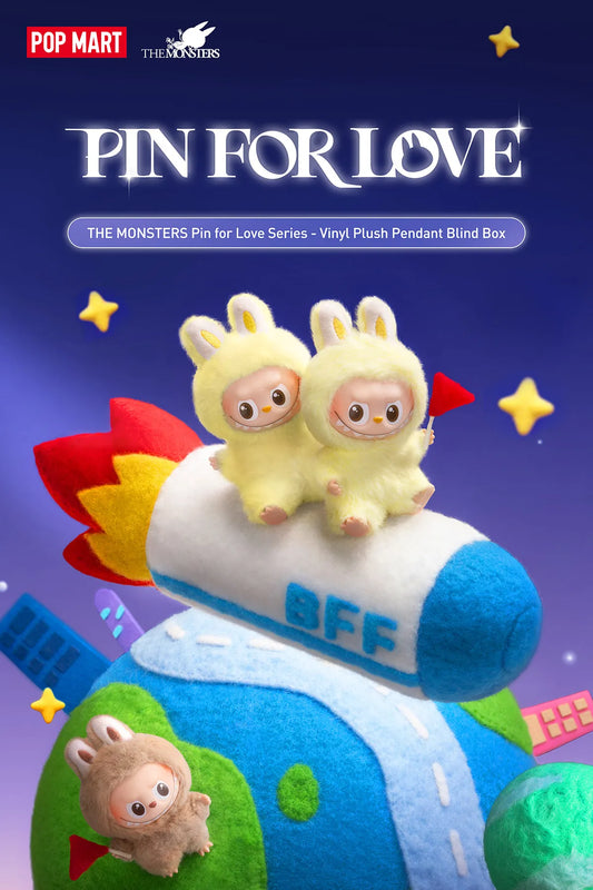 IN STOCK -  Labubu The Monsters Pin for Love N-Z Blind Box from Pop Mart