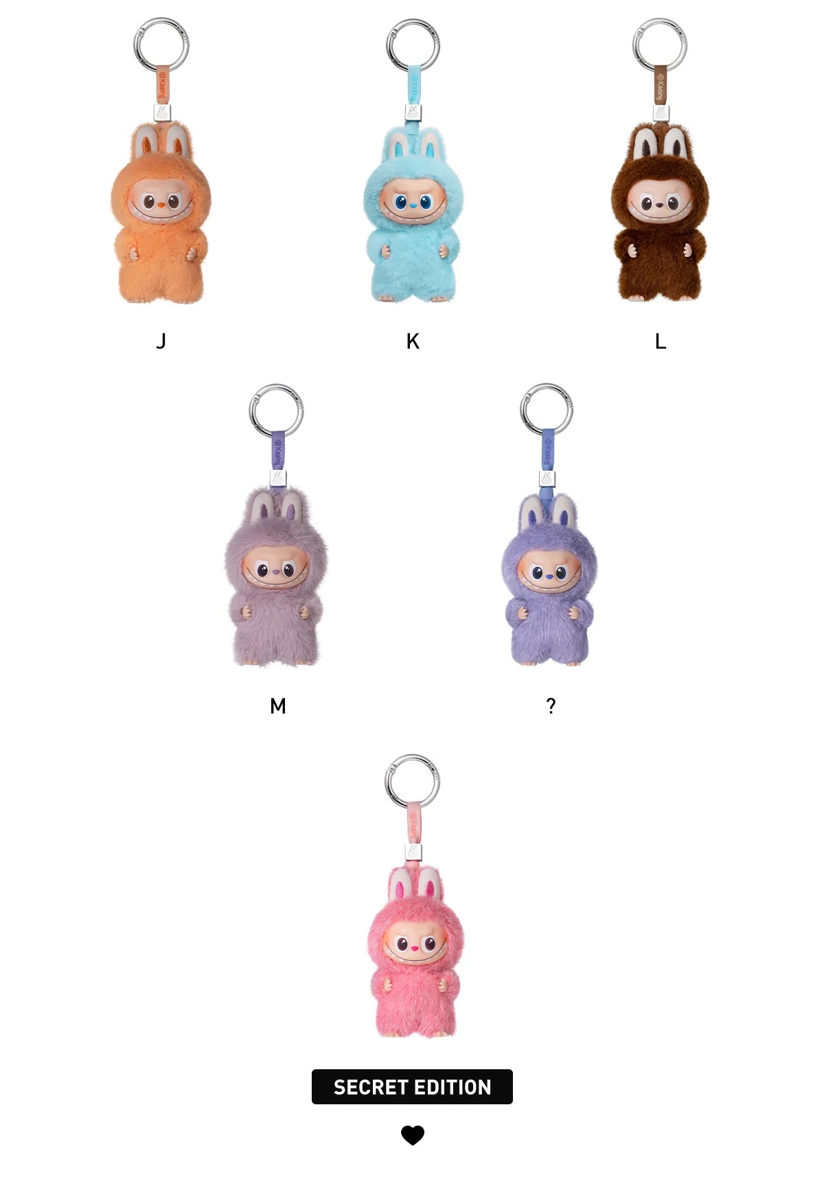 IN STOCK -  Labubu The Monsters Pin for Love A-M Blind Box from Pop Mart