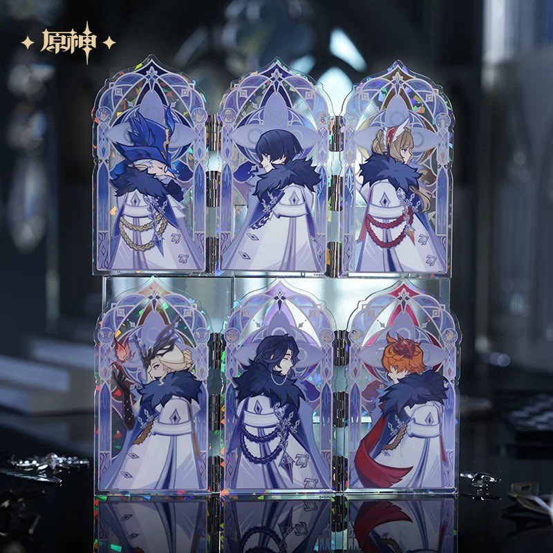 PREORDER - Genshin Impact Frost and Flame Merchandise Series Acrylic Stands Blind Box  - April 2026