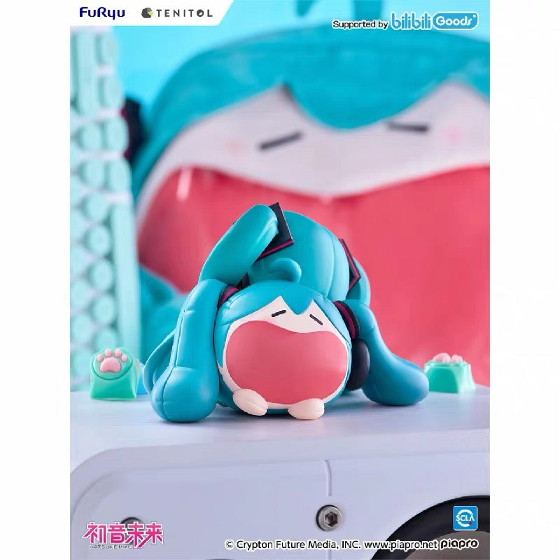 PREORDER - 50% NON REFUNDABLE deposit for Hatsune Miku - Tenitol - Uwaa Series - Very Happy Ita Bag, Cat figure  - August 2027 (Copy)