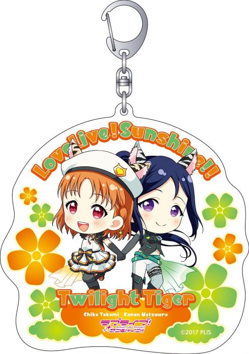 SALE - Love Live! Sunshine - Large Deka Acrylic Keychains